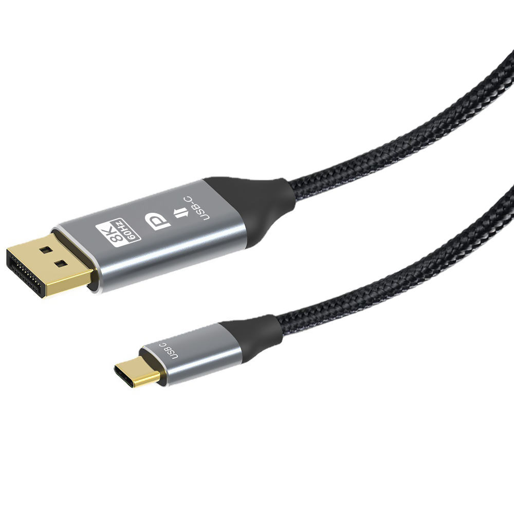 Kettz TC-K860 dvosmerni USB-C na DisplayPort kabl 8K/60Hz – 2m 1