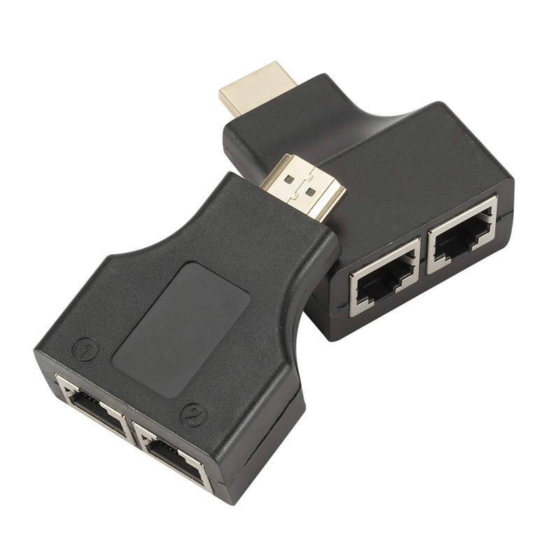 Kettz HEX-K1230 1080p HDMI na 2 x Rj45 extender 30m 2