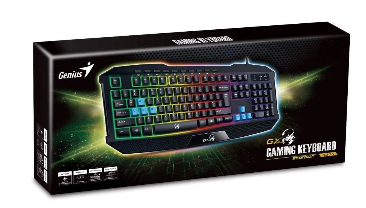 Tastatura Genius Scorpion K215 USB membranska 2