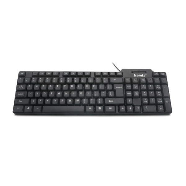 Tastatura žična BANDA BW08 crna 49877