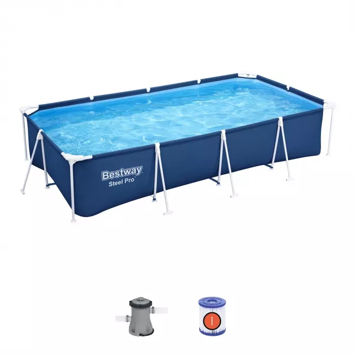 Bestway Steel Pro porodični bazen 4.00x2.11x0.81m sa filter pumpom 7e698300 de58 4f83 9aa4 cecdb0696385