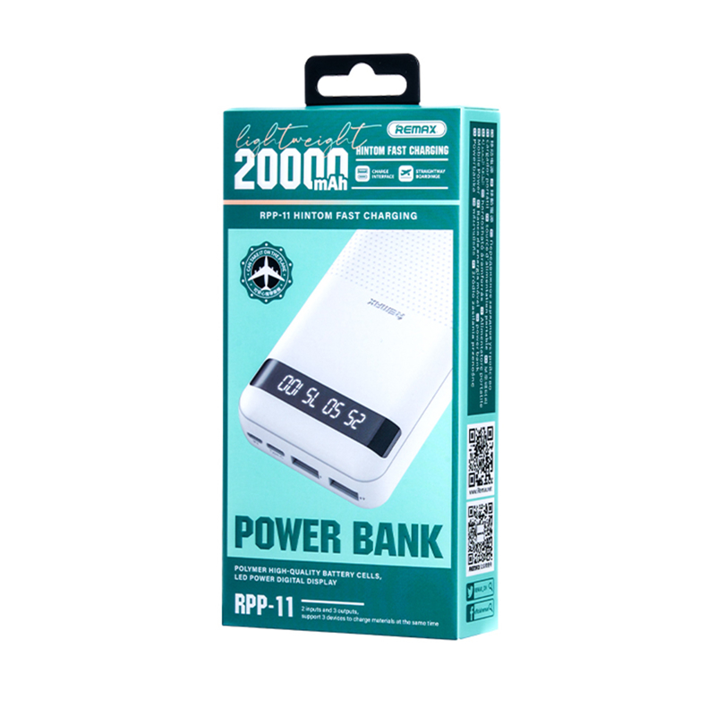 Power bank REMAX RPP-11 20000mAh beli BAT9393_02_800