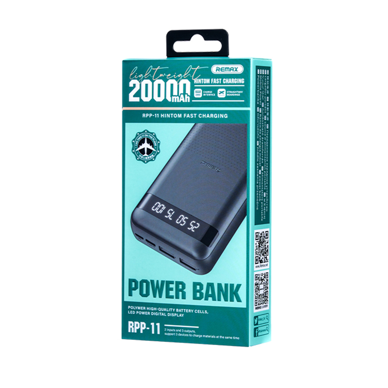 Power bank REMAX RPP-11 20000mAh crni BAT9394_02_800