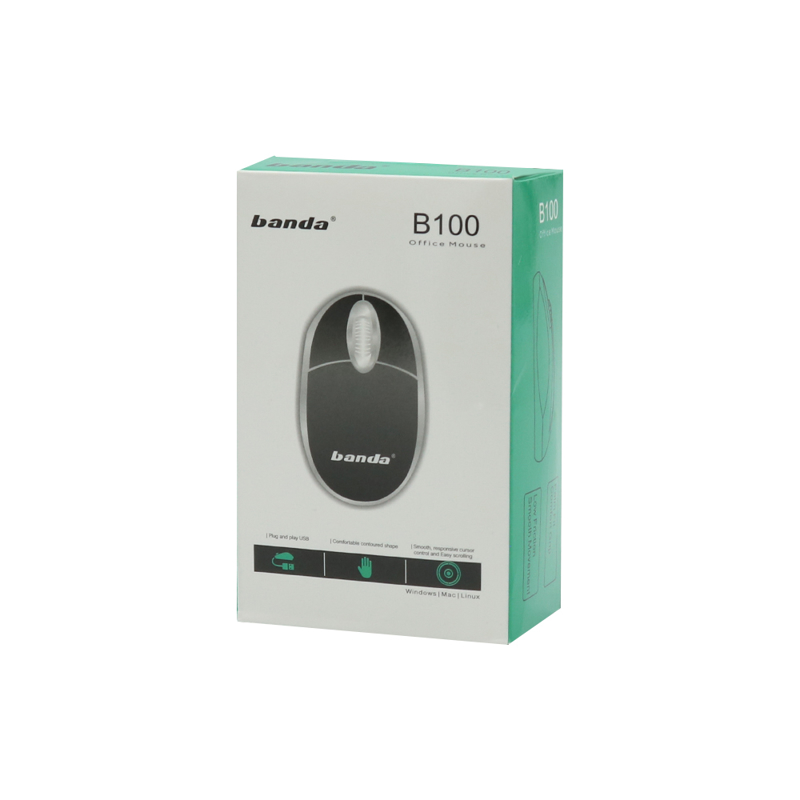 Miš žični BANDA B100 crni IT1042_03_800