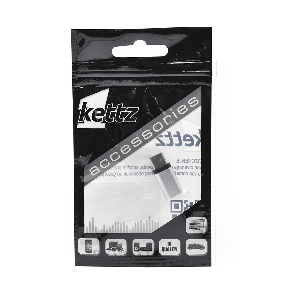 Adapter mikro usb na Type C Kettz C2M-K23 adapter mikro usb na type c kettz c2m k23 2549_2.jpg