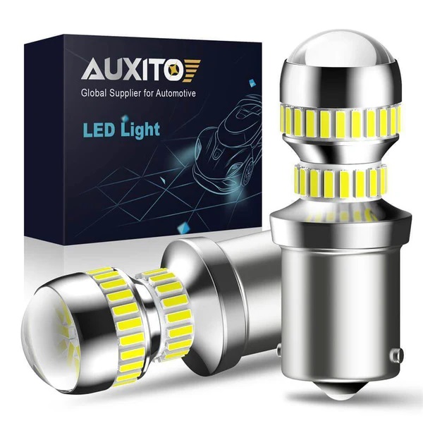 AUXITO LED sijalice 1156 BA15S P21W 7506 6000K 1156-54H-DD-W2 auxito 2600lm 1156 led bulbs ba15s p21w 7506 led light bulbs for backup reverse light bulb tail light 6000k white 31629442711704_x600