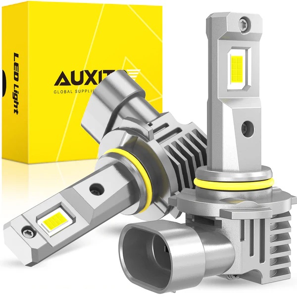 auxito 9005 headlight bulbs 6000k white 600 brighter 9005 led bulb for high beam low beam hb3 led headlight bulb pack of 2 40634046906612_x600
