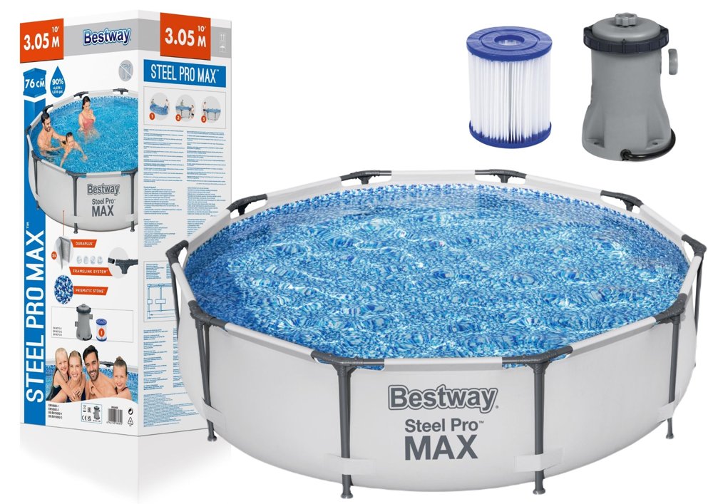 Bestway Steel PRO Max 305x76cm + Filter bestway steel pro max 305x76cm filter 4629_2.jpg