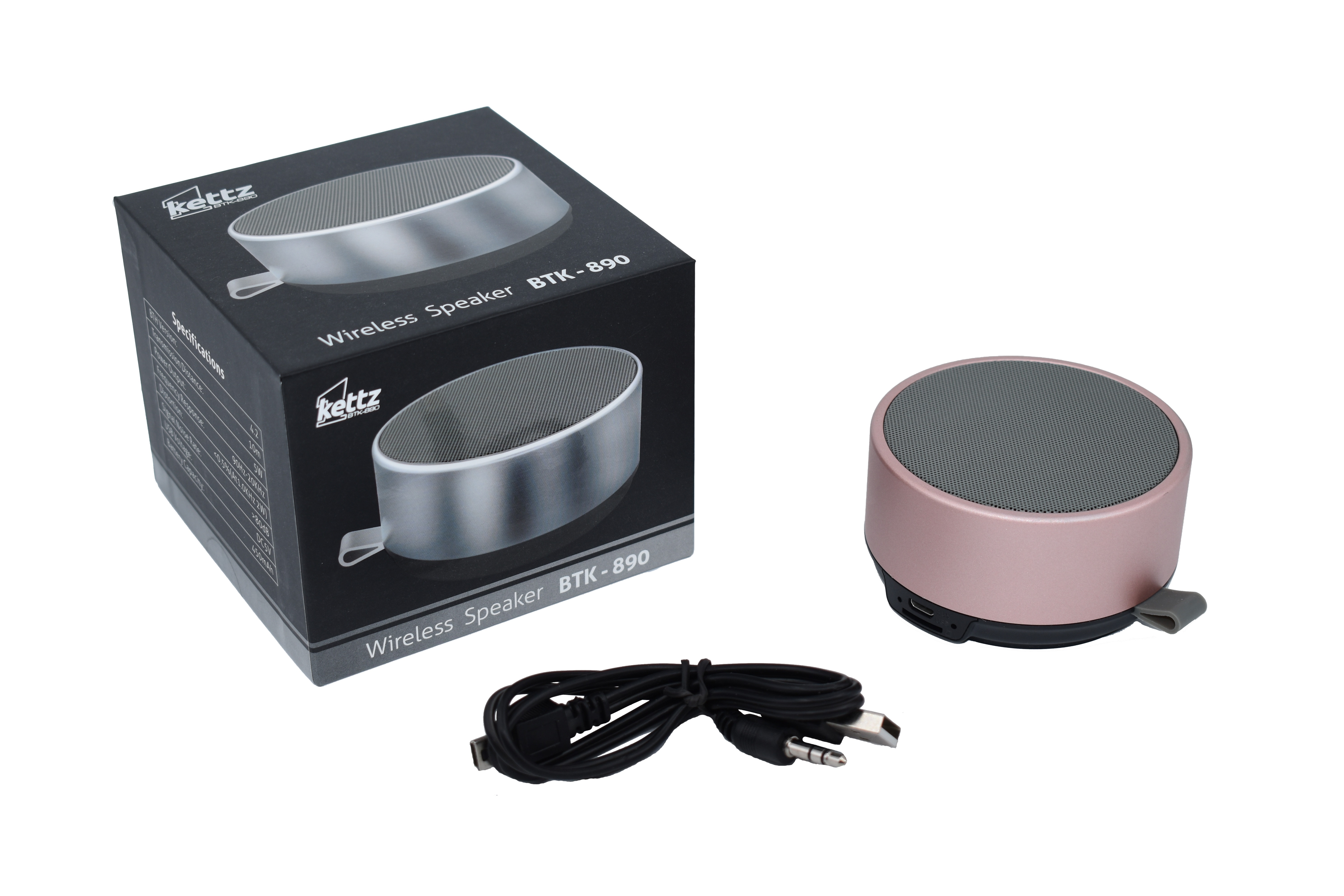 Bluetooth zvučnik Kettz BTK-890 V4.2 pink bluetooth zvucnik kettz btk 890 v4 2 pink 84_2.jpg