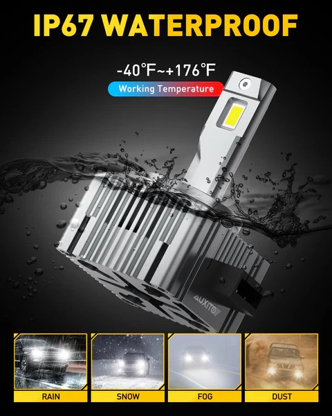 brightest d1s d1r d1c led headlight bulbs 120w 24000lm high and low beam xenon hid replacement lights 40079031697652_x600