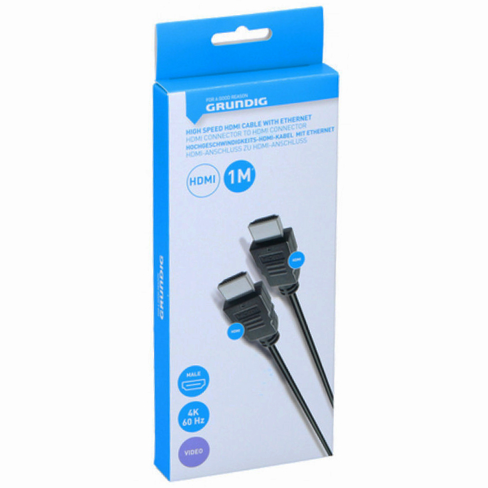 Grundig HDMI Ethernet kabl 1m 4K 60Hz V2.0 grundig hdmi ethernet kabl 1m 4k 60hz v2 0 3632_1.jpg