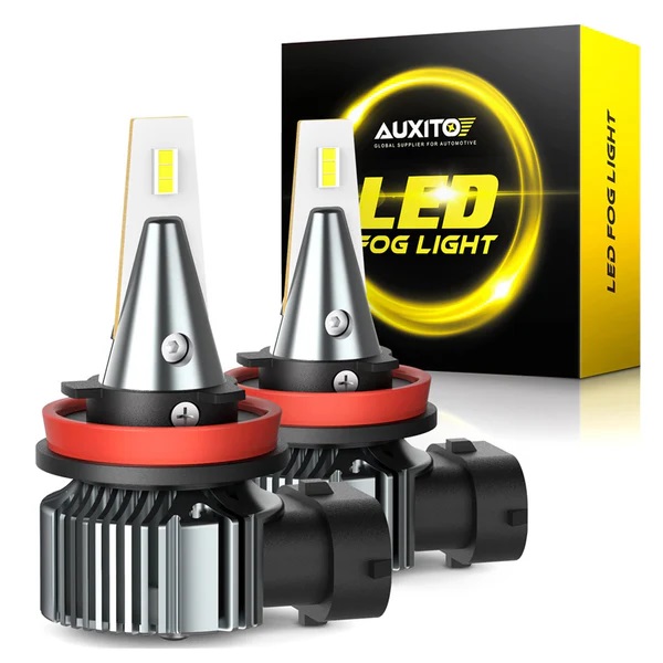 h8 h11 h16 led fog light bulb cool white super penetration led csp chips 4000 lumens per pair 36245444985076_x600