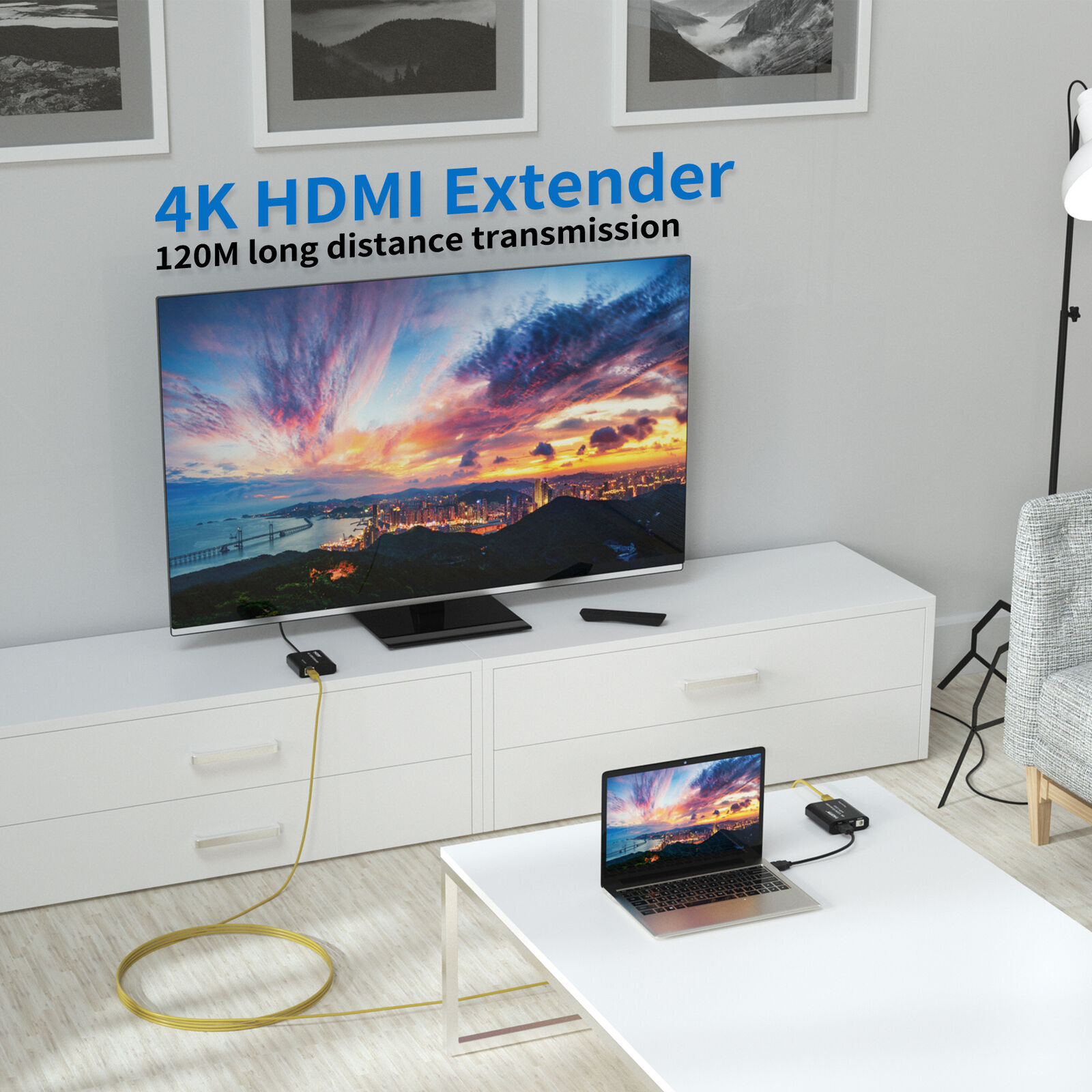HDMI Extender 120m 2 adaptera 5e/6 HDEX-120 hdmi extender 120m 2 adaptera 5e 6 hdex 120 3914_1.jpg