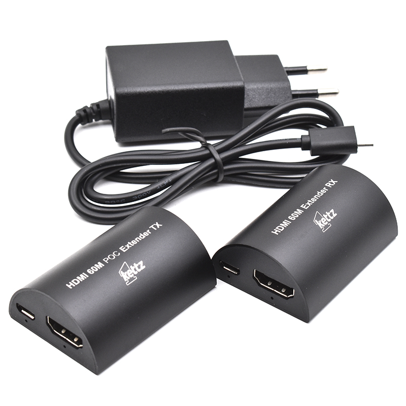 HDMI Extender Kettz HDEX-065 60M 5E/6 single hdmi extender kettz hdex 065 60m 5e 6 single 4321_1.jpg