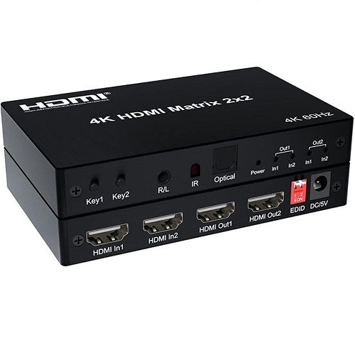 HDMI Matrix Kettz 4k 60hz 2x2 HM-K252 hdmi matrix kettz 4k 60hz 2x2 hm k252 4593_11.jpg
