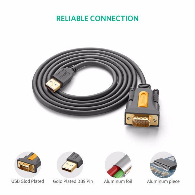 Kabl-Adapter USB na DB9 RS-232 1.5m CR104 kabl adapter usb na db9 rs 232 1 5m cr104 2969_1.jpg