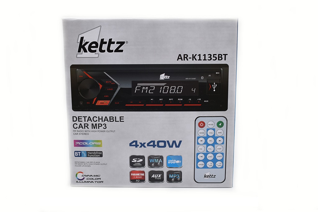 Kettz BT auto radio AR-K1135BT USB/SD 4x40W kettz bt auto radio ar k1135bt usb sd 4x40w 2183_6.jpg