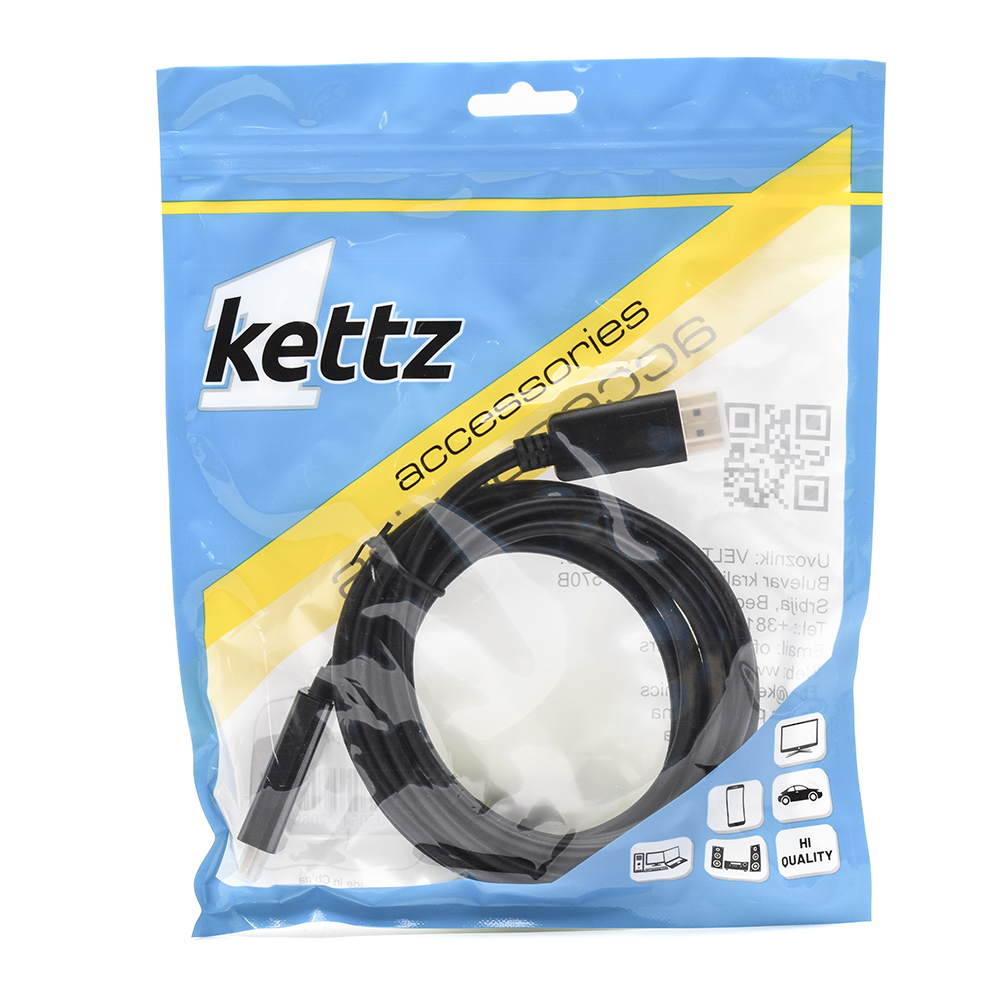 Kettz DP2HDMI-300 DP na HDMI Kabl 3m kettz dp2hdmi 300 dp na hdmi kabl 3m 4324_1.jpg