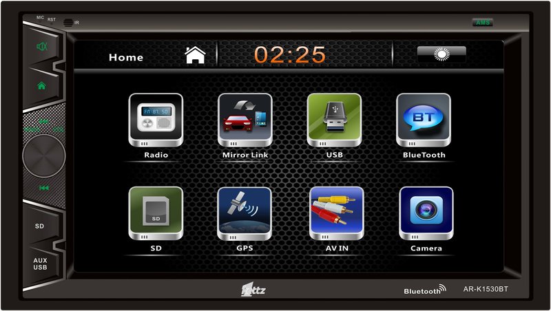 Kettz GPS auto multimedija AR-K1530BT 6.2" BT