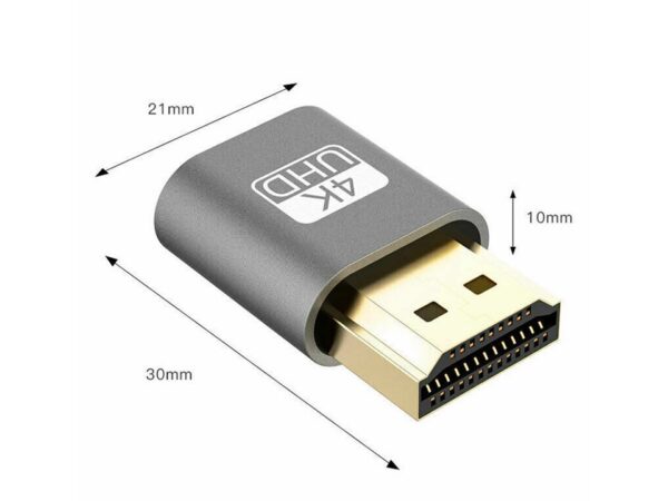 Kettz HA-K171G HDMI adapter 4K Dummy Emulator kettz ha k171g hdmi adapter 4k dummy emulator 5042_3.jpg