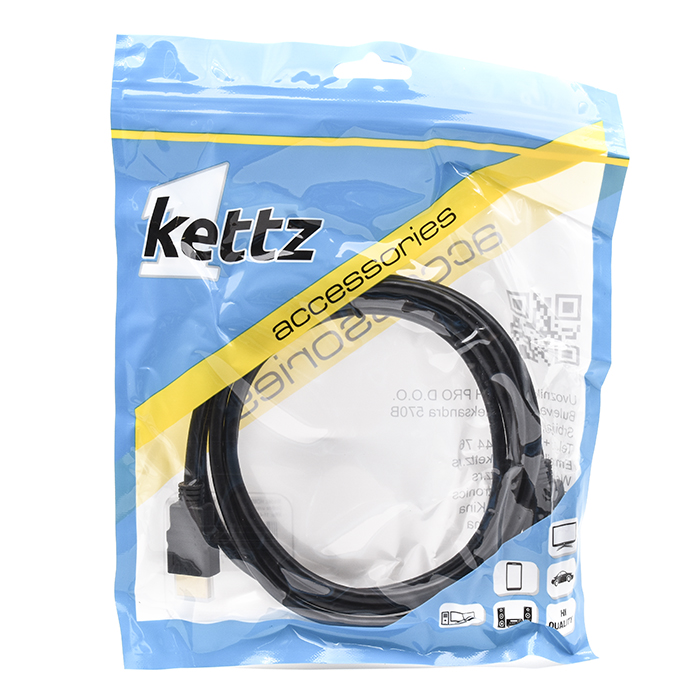 Kettz HDMI kabl V1.4 gold 3m HM-030 kettz hdmi kabl v1 4 gold 3m hm 030 2253_1.jpg
