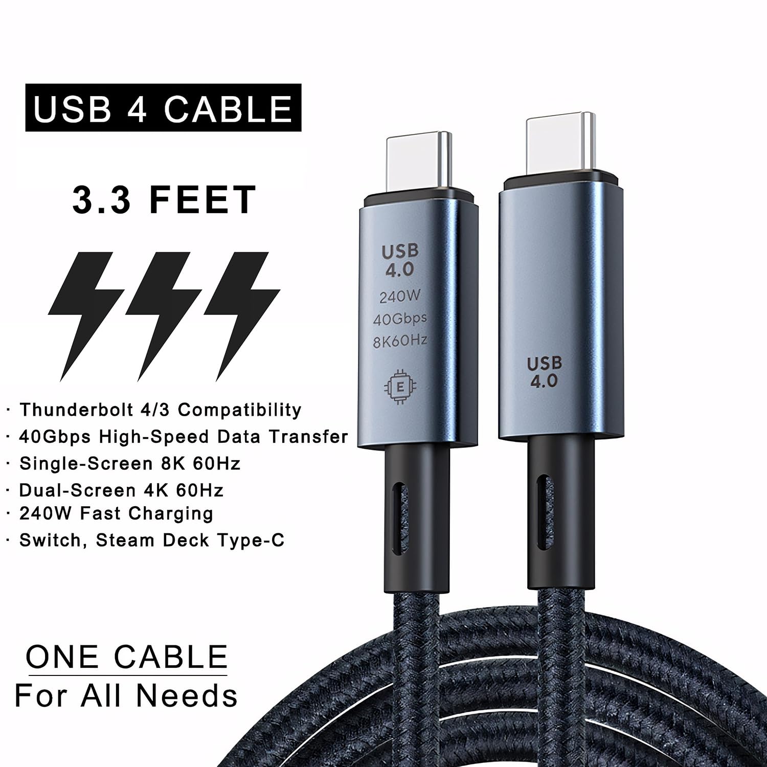 KT-USB4C240W Tip C USB4 Kabl 40Gbps 20V 5A 1m kt usb4c240w tip c usb4 kabl 40gbps 20v 5a 1m 4990_3.jpg