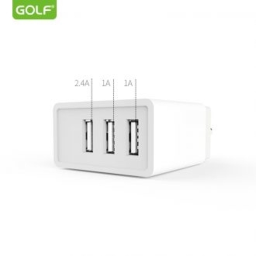 Kućni punjač 3USB beli 3.4A GOLF GF-U3 kucni punjac 3usb beli 3 4a golf gf u3 1534_0.jpg