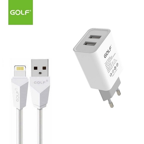 Kućni punjač za Iphone GOLF GF-U206 beli kucni punjac za iphone golf gf u206 beli 3277_11.jpg