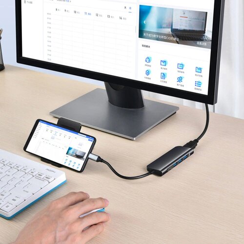 Multi-Port Type C hub 5u1 Usb C 4K Hdmi multi port type c hub 5u1 usb c 4k hdmi 2862_6.jpg