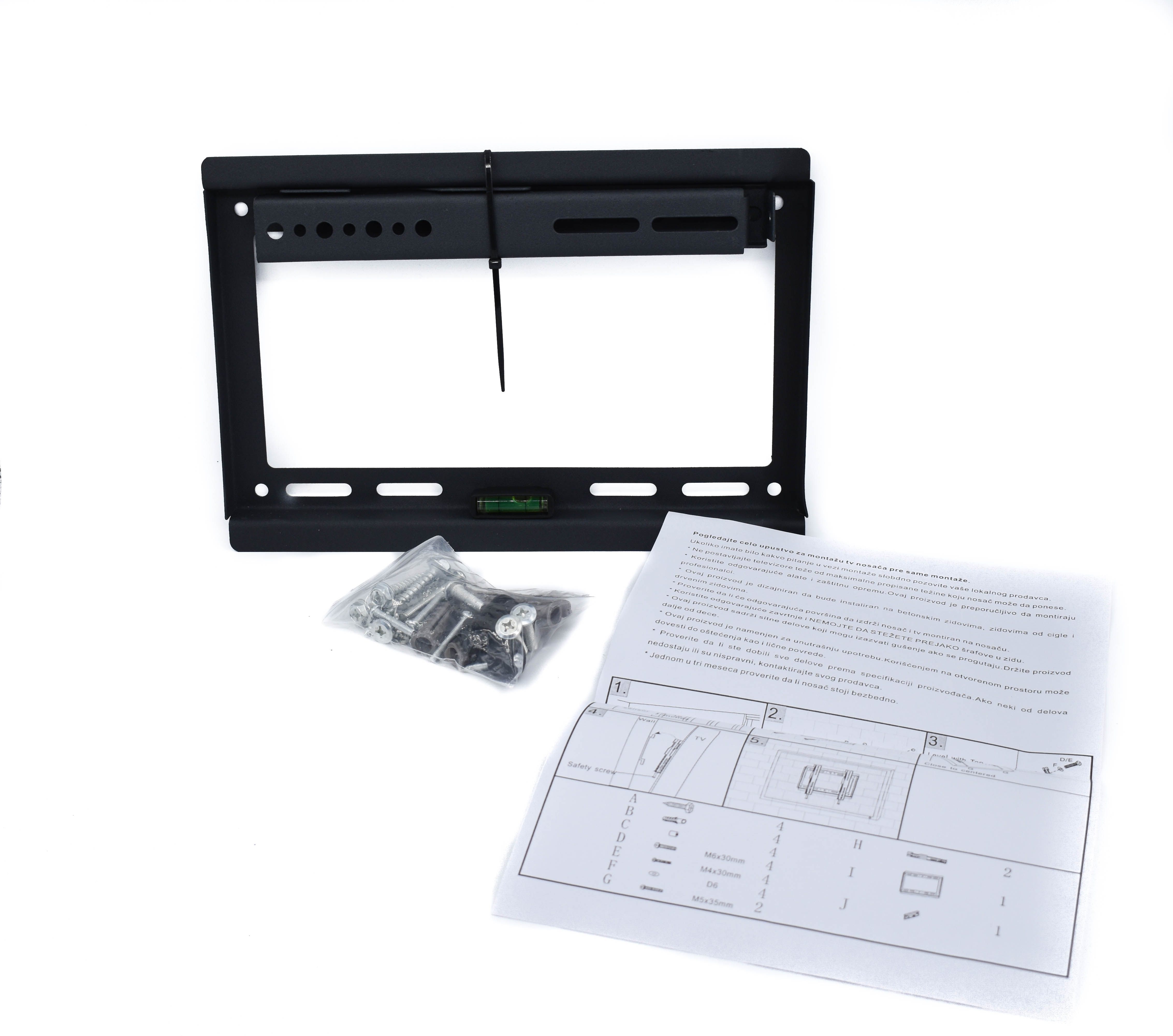 Nosač za TV fiksni Kettz TVN-200F 13"-43" nosac za tv fiksni velteh tvn 200f 13 34 43 34 1477_5.jpg
