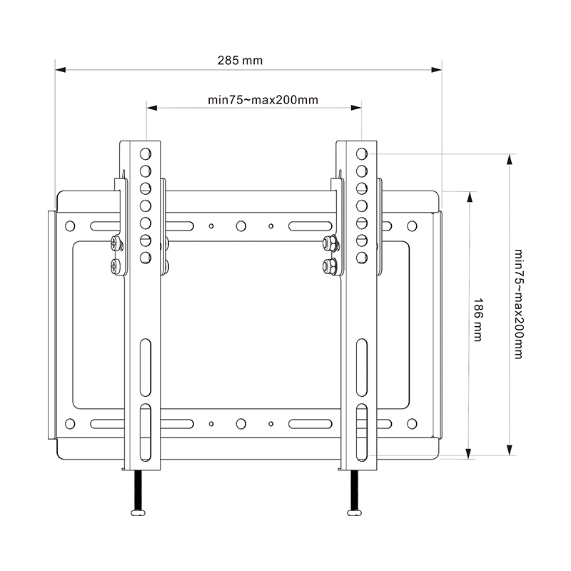 Nosač za TV podesivi 17"-43" Kettz TVN-250T nosac za tv podesivi 17 34 43 34 kettz tvn 250t 3323_3.jpg