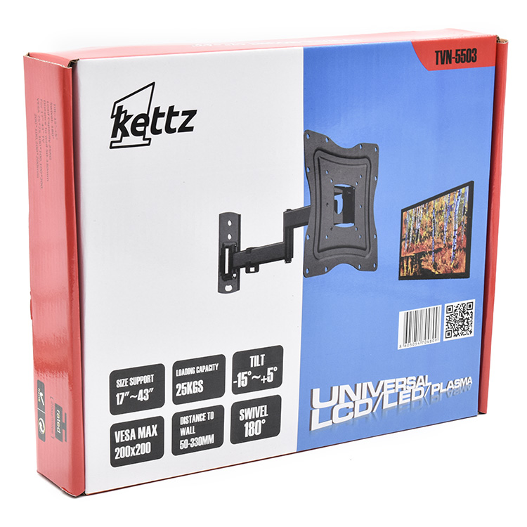 Nosač za TV zglobni Kettz TVN-5503 17"-43" nosac za tv zglobni kettz tvn 5503 17 34 43 34 3314_7.jpg
