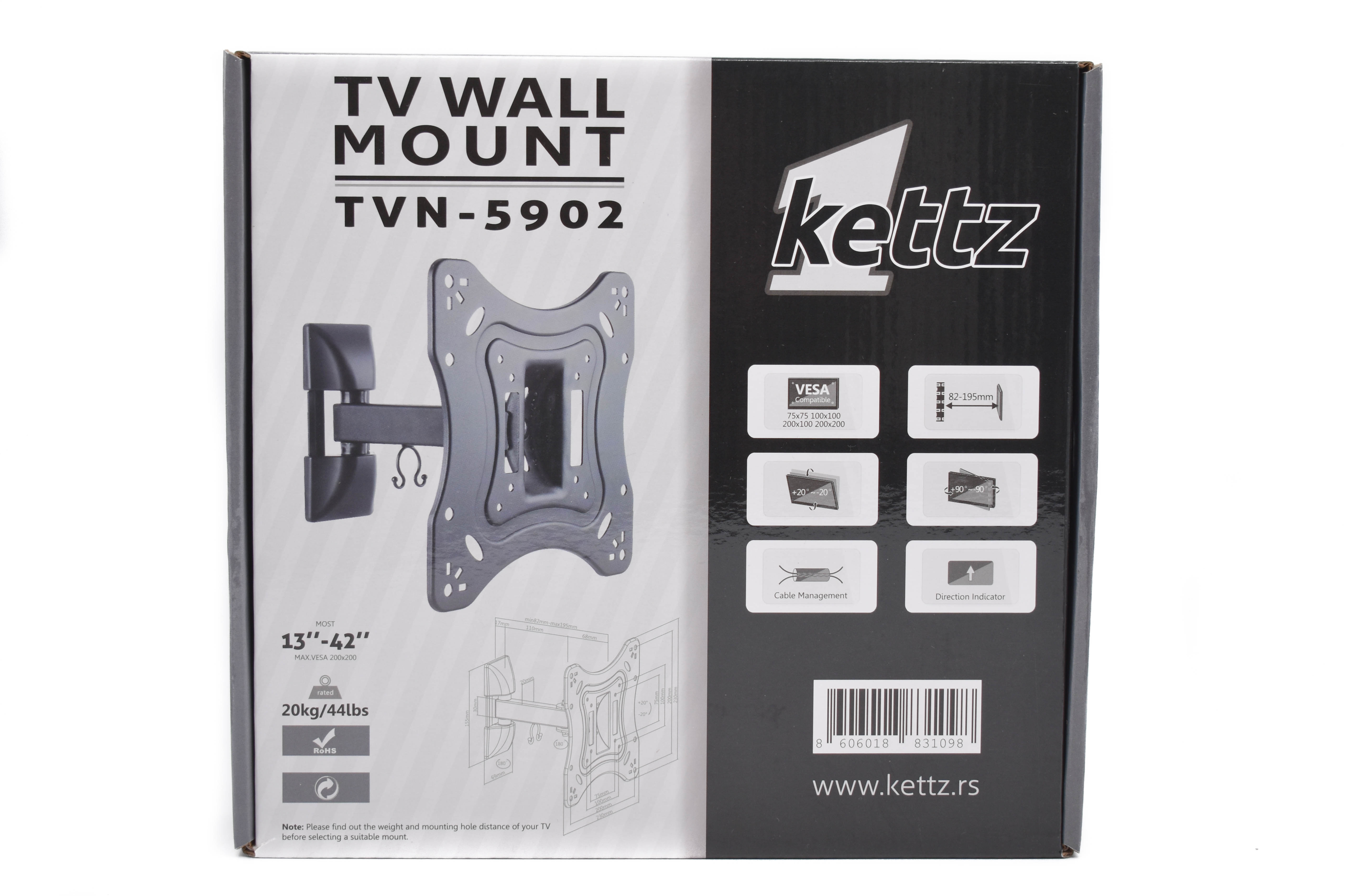 Nosač za TV zglobni Kettz TVN-5902 13"-43" nosac za tv zglobni kettz tvn 5902 13 34 43 34 802_2.jpg