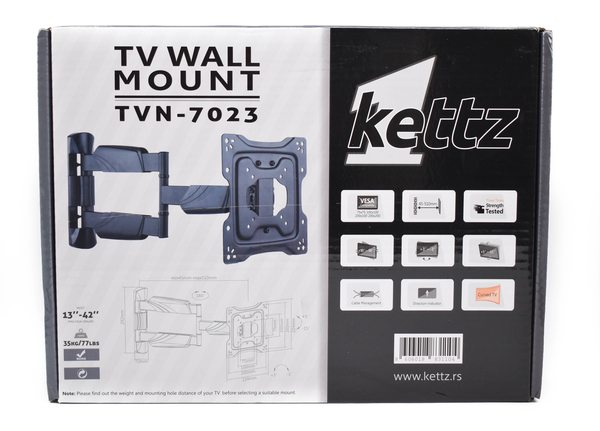 Nosač za TV zglobni Kettz TVN-7023 13"-43" nosac za tv zglobni kettz tvn 7023 13 34 43 34 801_4.jpg