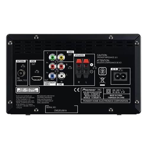 Pioneer mikro linija X-CM52BT-K pioneer mikro linija x cm52bt k 711_0.jpg