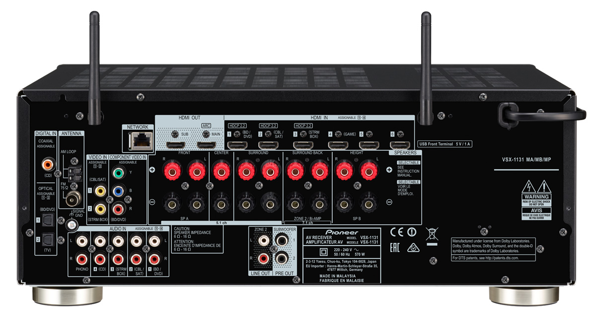 Pioneer receiver VSX-1131-B AV pioneer receiver vsx 1131 b av 750_2.jpg