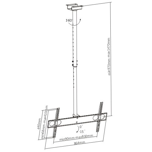 Plafonski tv nosač Kettz TVN-K1103 37"-70" plafonski tv nosac kettz tvn k1103 37 34 70 34 2447_1.jpg