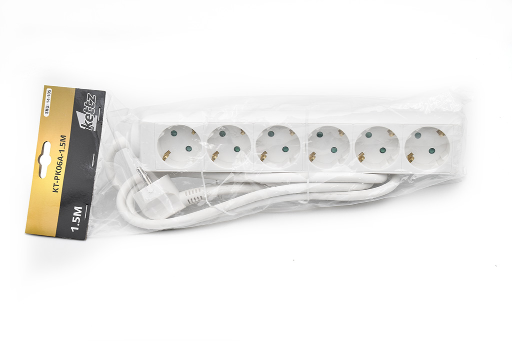 Produžni kabl KETTZ 1.5mm2 KT-PK06A-1.5M 1.5m produzni kabl kettz 1 5mm2 kt pk06a 1 5m 1 5m 3401_4.jpg