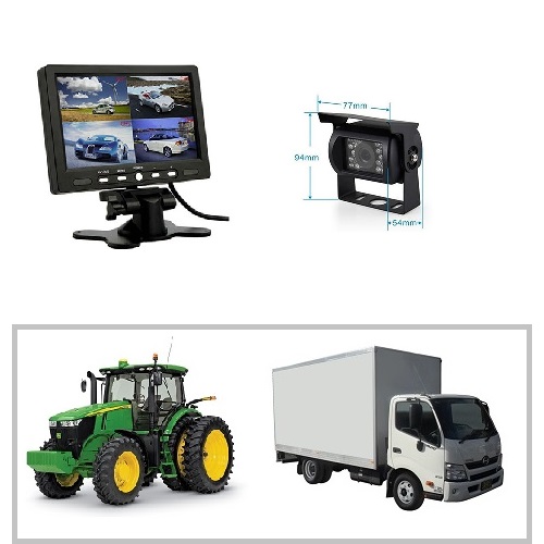 Set Rikverc kamera + Monitor 7" LC-798 QUAD set