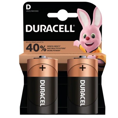 DURACELL Basic LR20 1/2 1.5V alkalna baterija