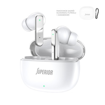 Slušalice bluetooth Superior X Master 2 ENC bele
