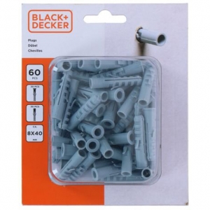 Black+Decker tiplovi 60kom 8x40mm            