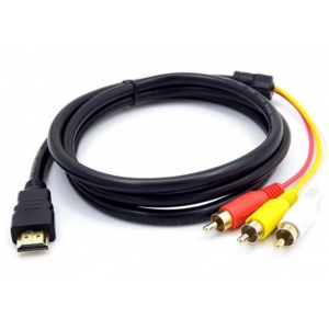 HDMI kabl na 3RCA 1.5m Velteh R01            