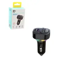 Kettz FM Transmiter i Punjač Yare – QC3.1 + Type-C PD30W, LED