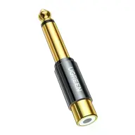 UGREEN AV169 6.35mm Džek na RCA Ženski Audio Adapter Pozlaćeni