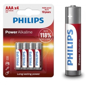 Philips Powerlife Baterija LR03/AAA (1/4)    