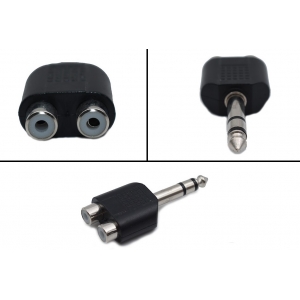 Stereo Adapter 6.35mm M na 2RCA Ž Kettz MC48 