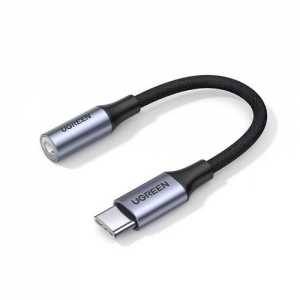 UGREEN AV161 USB-C na 3.5mm M/F kabl 10cm    