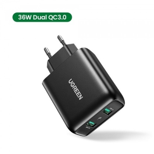 UGREEN CD161 USB Brzi punjač 3.0 2xUSB 36W   