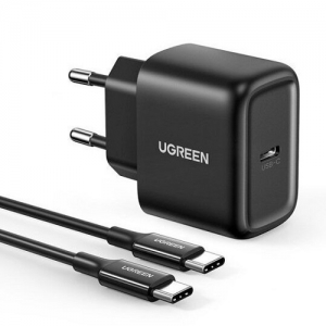 UGREEN kućni punjač CD250 PD 25W + Type C 2m 